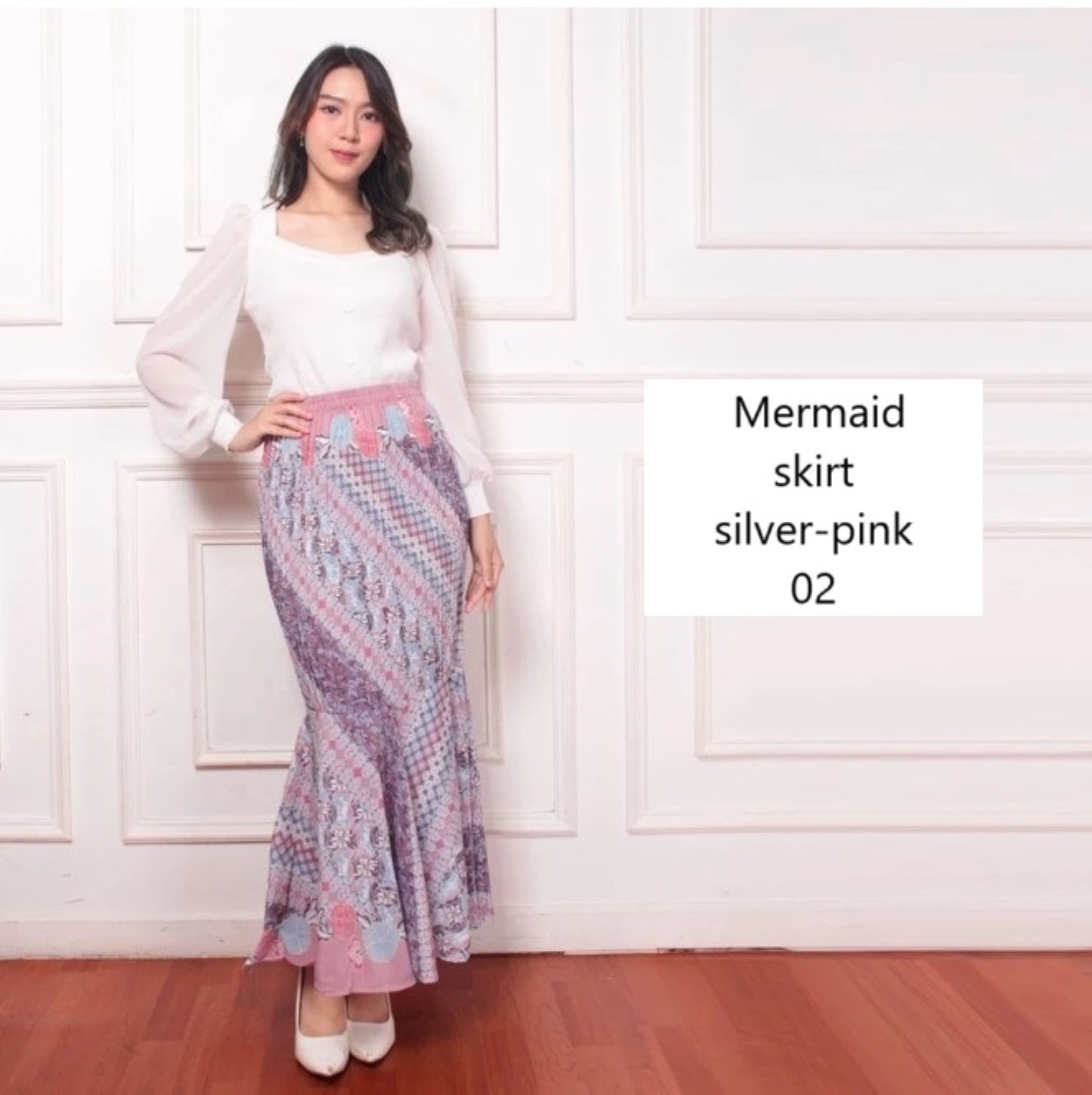 Mermaid Skirt, sarong Kebaya, Modern  Batik Skirt for Baju Kurung