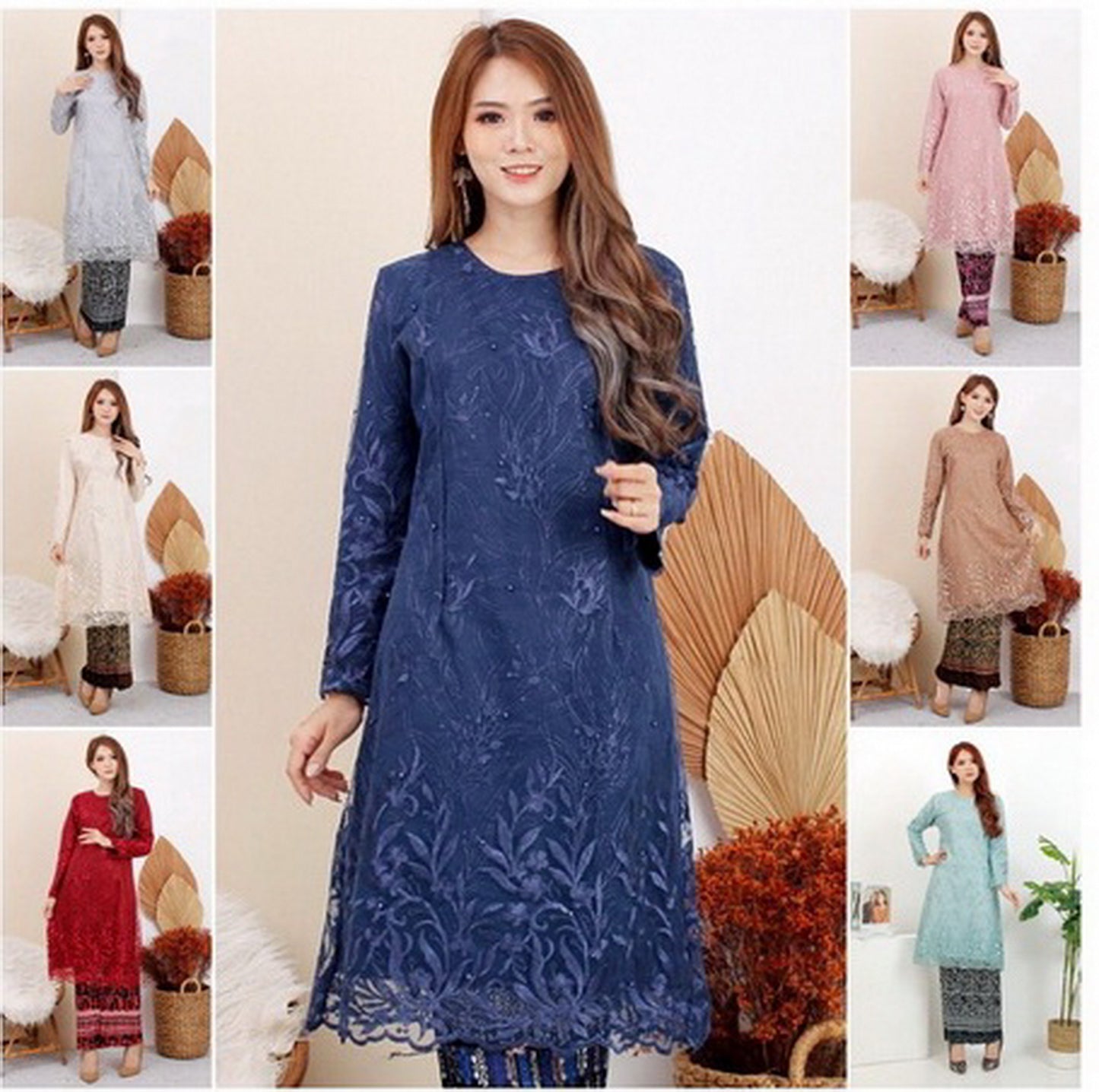 Baju Kurung Set, Tunic Kebaya, Baju Raya, wedding attend