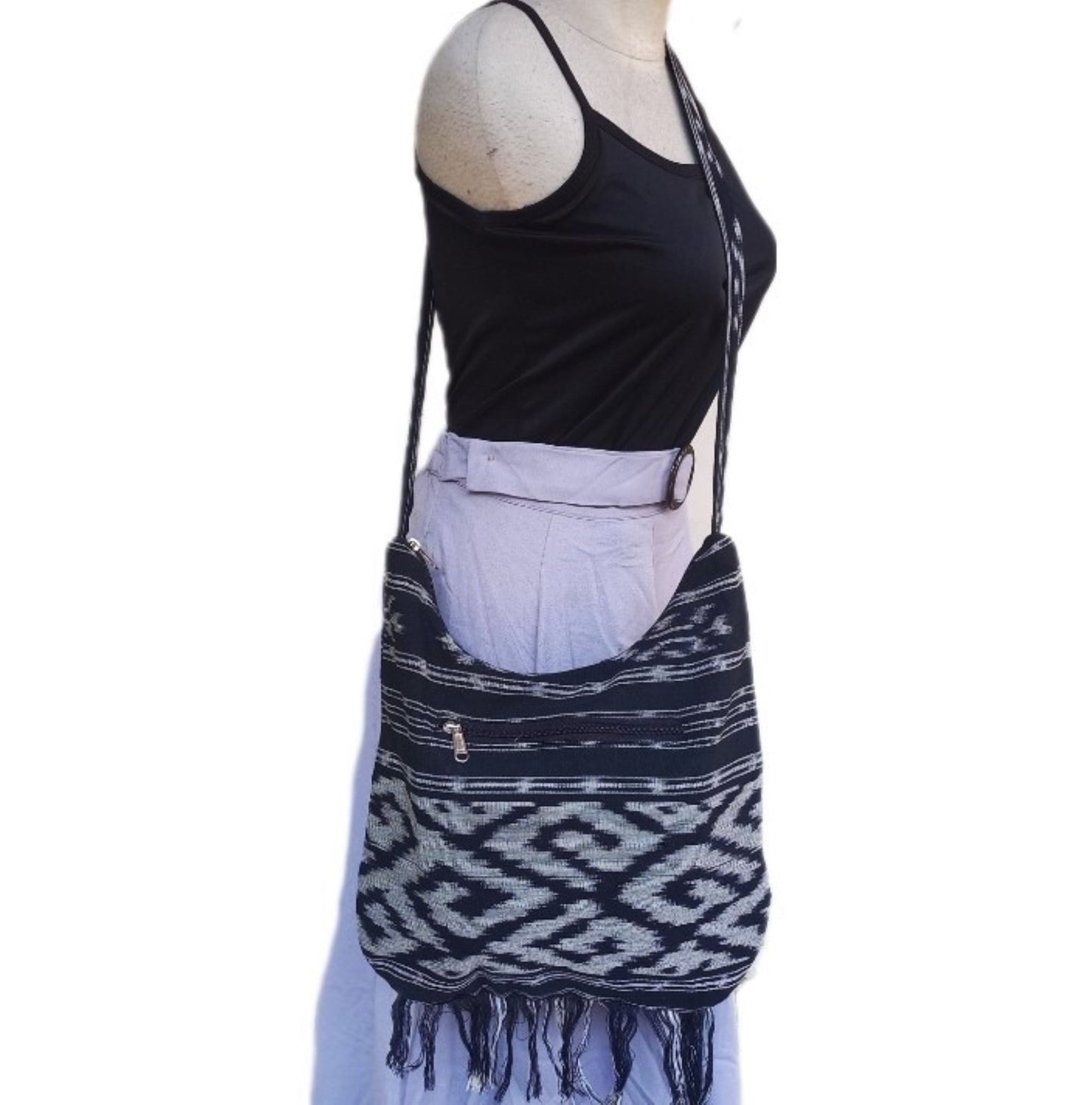 Boho Bag, crossbody Bag, Long Strap Bag tribal