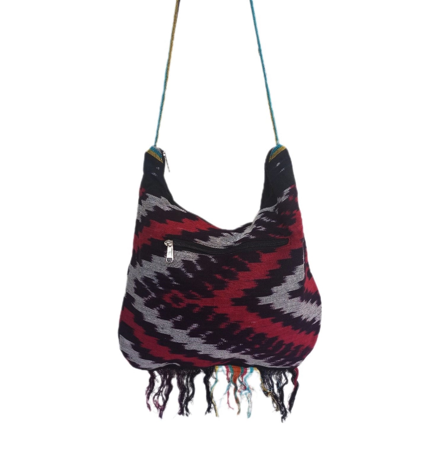 Boho Bag, crossbody Bag, Sling Bag Ikat handwoven