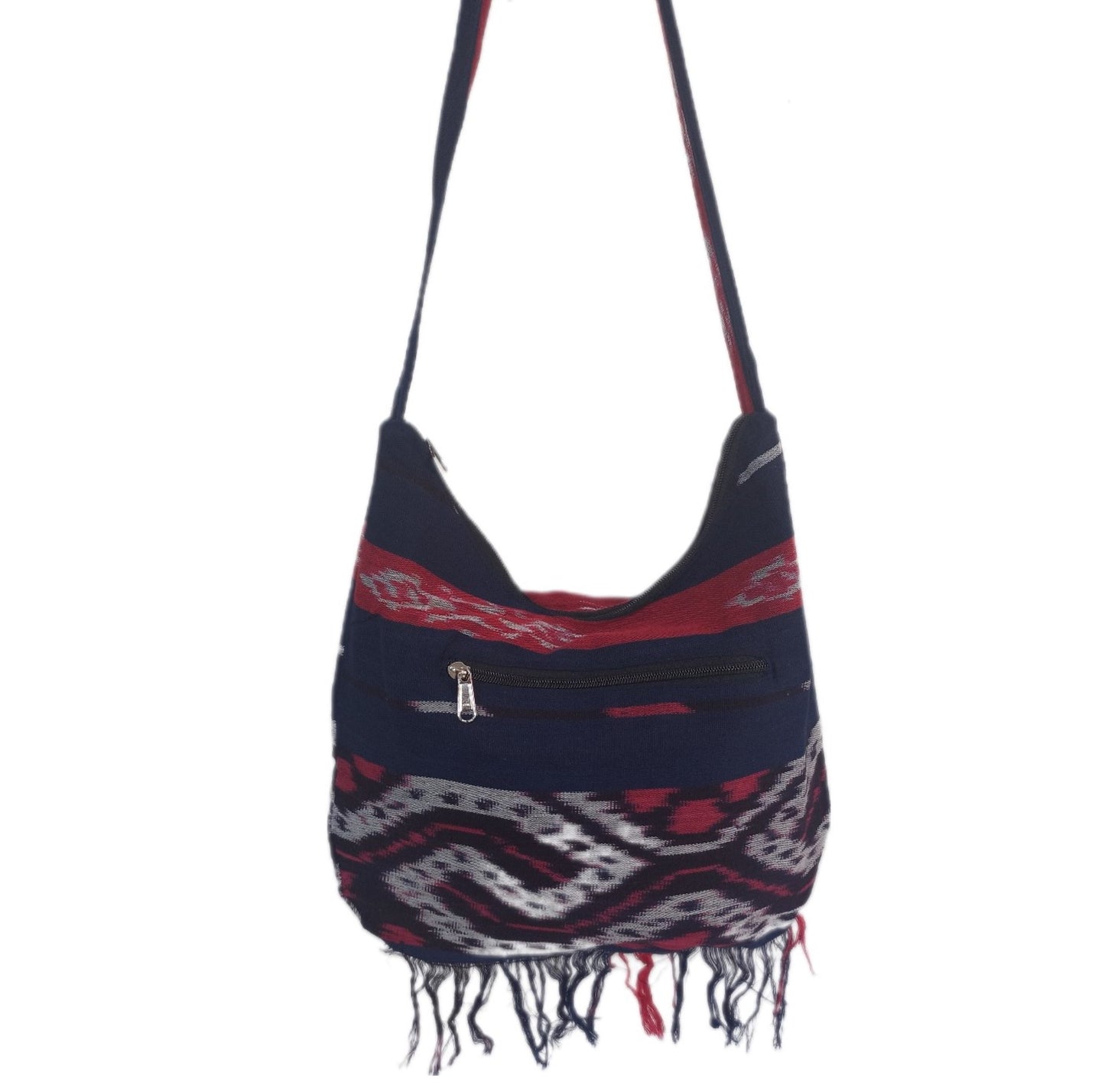 Bohemian bag,  boho crossbody Bag, hippie bag ikat, tribal bag