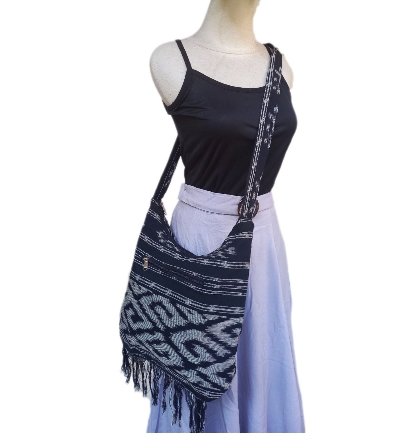 Boho Bag, crossbody Bag, Long Strap Bag tribal