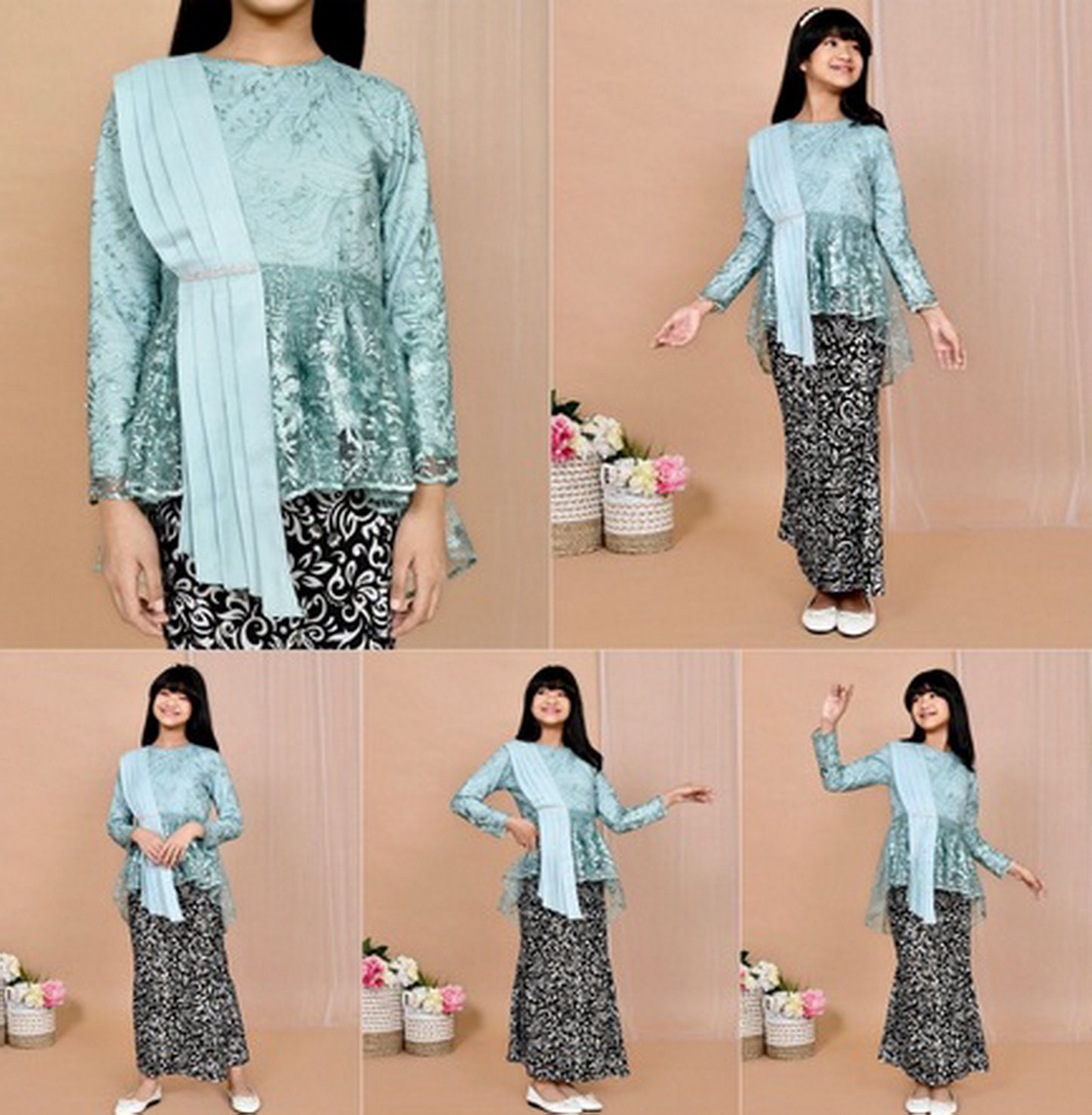 Kebaya For Girl, Kebaya kids, Kebaya For daughter, kebaya tulle