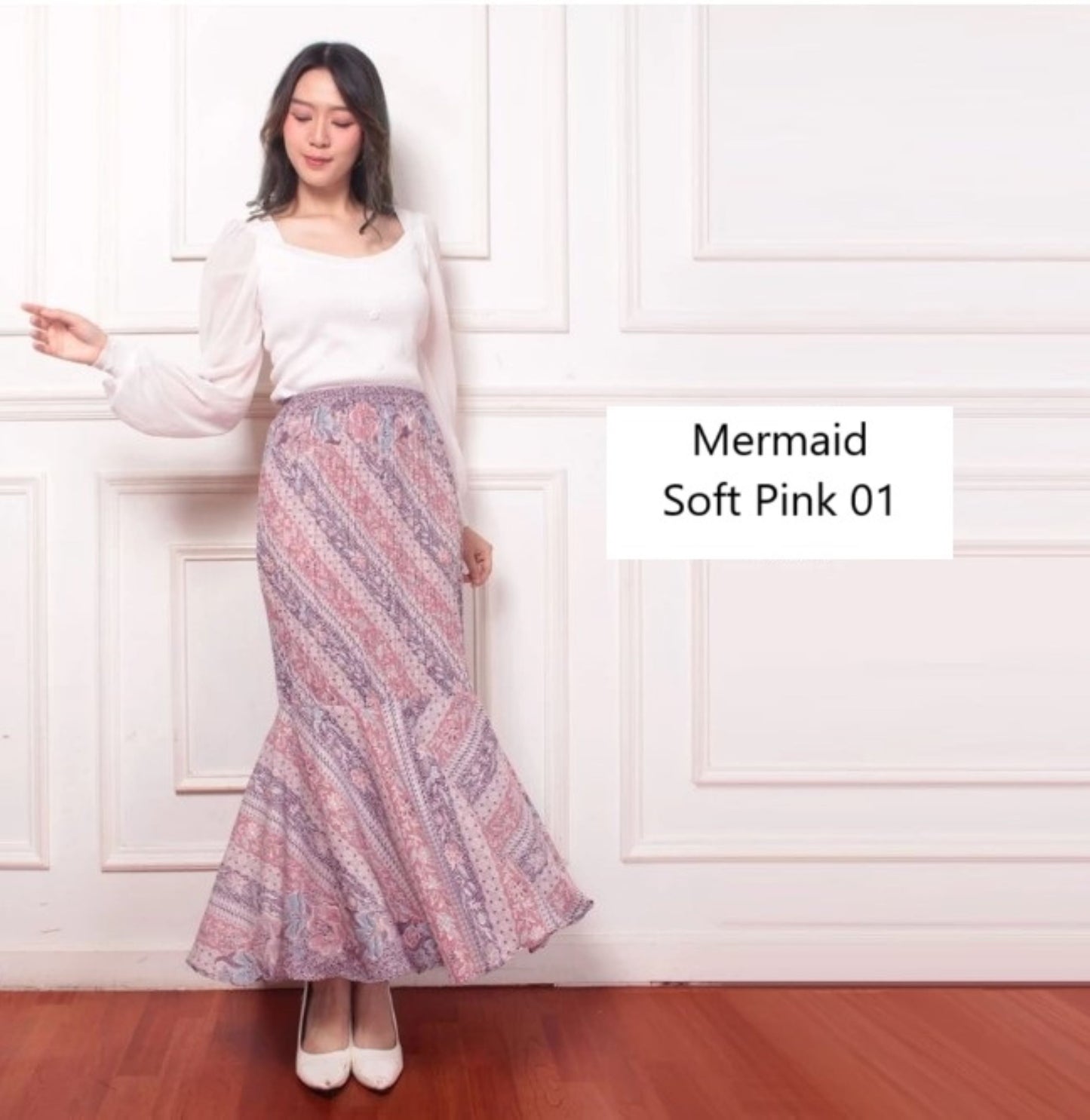 Mermaid Skirt, sarong Kebaya, Modern  Batik Skirt for Baju Kurung