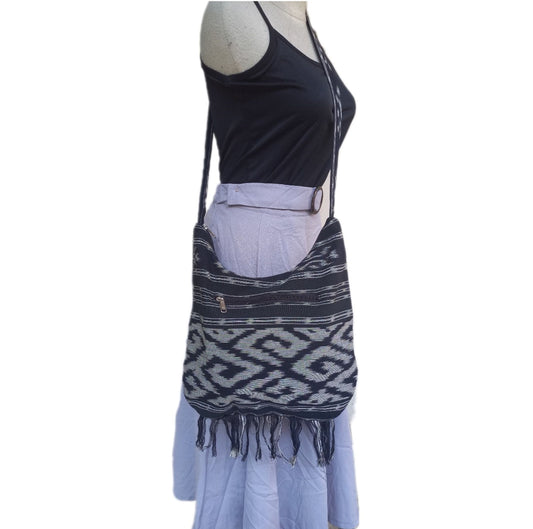 Boho Bag, crossbody Bag, Long Strap Bag tribal